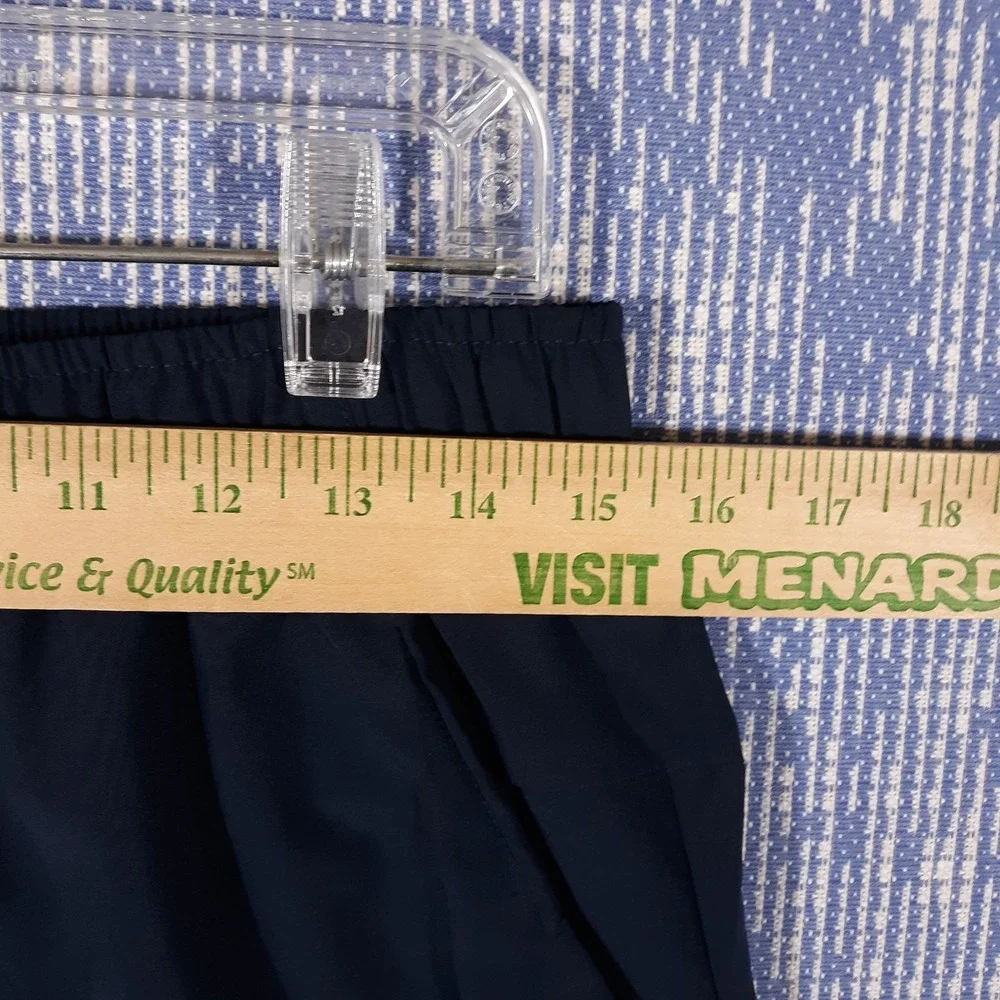 Nike Track Pants Mens Medium Dri-Fit Blue Elastic Waist Athletic Zippered Cuff